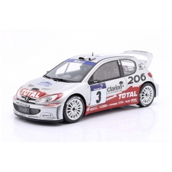 Peugeot 206 WRC #3 Winner Rallye Tour  1:18 OT1085