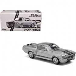 Shelby Mustang GT500 Eleanor Gray Meta 1:64 640195