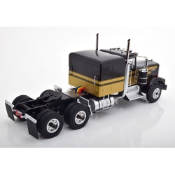 Kenworth W900 Truck Black Gold Smokey  1:18 180121