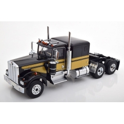 Kenworth W900 Truck Black Gold Smokey  1:18 180121