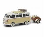 VW T1  Samba mit Anhanger und ski  1:43 450254600