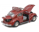 VW Kafer Beetle 1200 1963 Red with  1:18 450043300