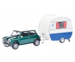 Mini Cooper with Caravan 1:43 450241500