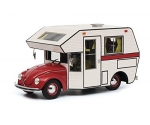 VW Beetle Motorhome red - white 1:18 450011200