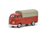 VW T1b pick-up with tarpaulin red 1:87 452644300