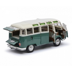 VW Bulli T1b (Typ 2) Samba Green Wh 1:18 450037800