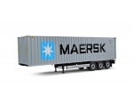 Naczepa Container Trailer MAERSK Grey 1:24 2400505