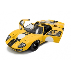 Ford GT40 MK1 1968 Yellow Black 1:18 1803011