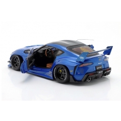 Toyota GR Supra LBWK Bodykit 2025 Blu 1:18 1815503