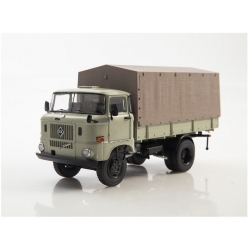 IFA W50L Flatbed truck with tent Beige 1:43 1465