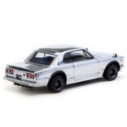 Skyline HT 2000GT-R Silver Chrome Spec 1:64 043-SC