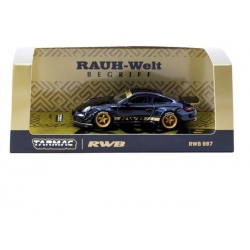 Porsche RWB 997 Black & Gold Rough W 1:64 TL057-BK