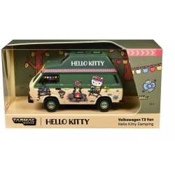 VW T3 Van Hello Kitty Camping Green  1:64 TL054-GY