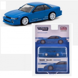 Nissan Silvia S13 Vertex RHD Blue Toyo 1:64 025-BL