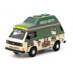VW T3 Van Hello Kitty Camping Green  1:64 TL054-GY