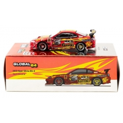 Nissan Hiper Silvia RS-2 Chrome Red Sp 1:64 023-HK