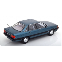 Audi100 (C3) 1989 Lago blue green met 1:18 1800350