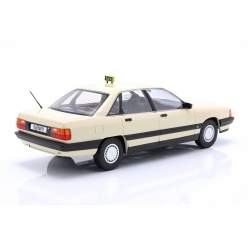 Audi 100 C3 Taxi Germany 1989 Ivory 1:18 1800355
