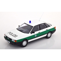 Audi 80 (B3) Police 1989 White Green 1:18 1800345